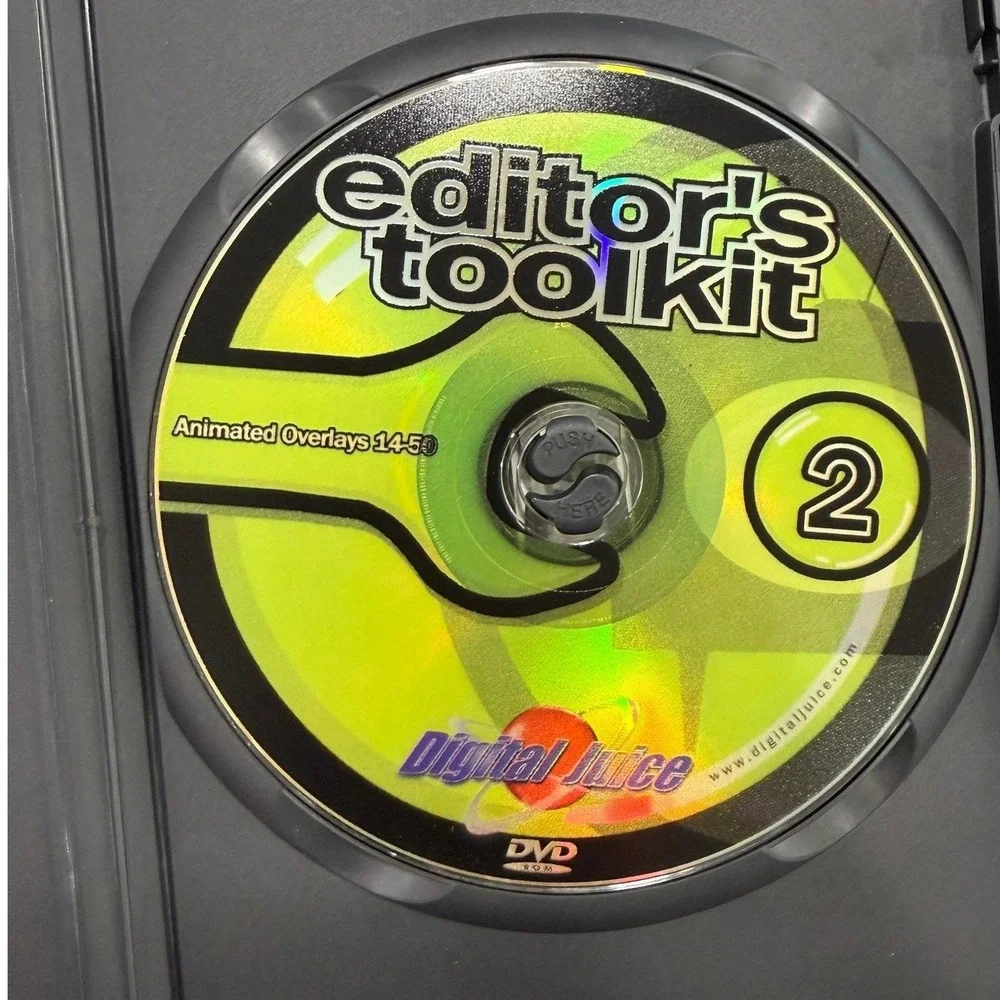 Digital Juice Editor's Toolkit DVD Set Vol 1-10 Motion Graphics Video Assets